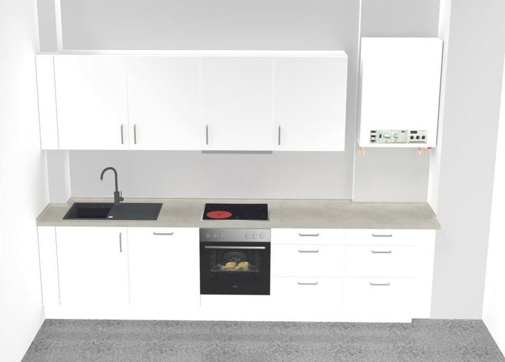 4 Zimmer Whg, 2. OG, renoviert mit EBK 650 plus 75 Euro Küche – Küche Schaubild