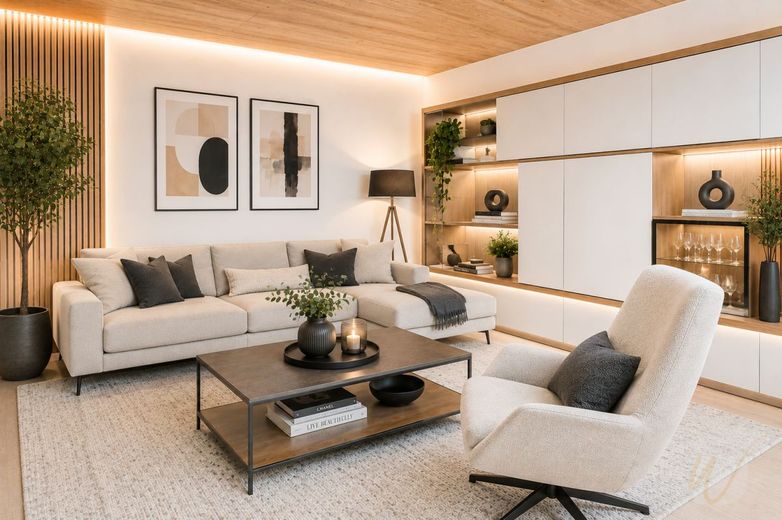 Wohntraum mit Balkon - helle 3-Zimmer-Wohnung zum Wohlfühlen – Wohnzimmer