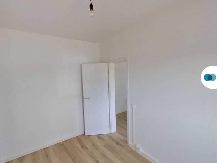 Klein aber fein: 2-Zimmer-Wohnung in Rostock – Ansicht II: Schlafzimmer