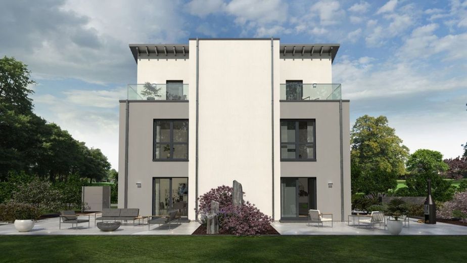 Ihre geräumige Doppelhaushälfte in Augsburg - Erstbezug - 355m² Grundstück – Ansicht Garten