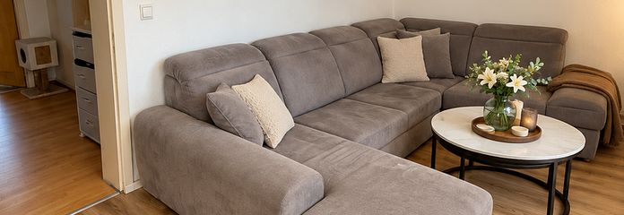 Bright and well-laid-out 3-room apartment for rent in Stadthagen – Wohnzimmer