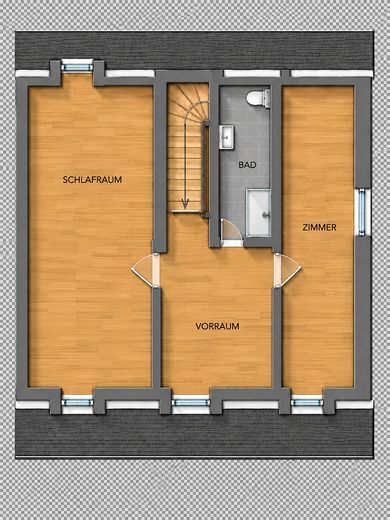 Hazır bir ev değil. Kendi EVİNİZİ yaratma fırsatı – Skizze Grundriss OG