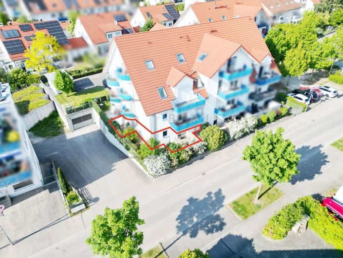 Gepflegte 2-Zimmer-Erdgeschosswohnung mit zwei Terrassen und Garten – Foto 1