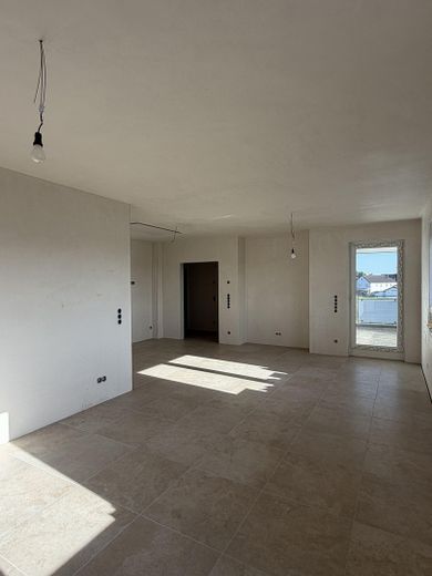 Großzügige 2-Zi. Neubauwohnung Hückelhoven – Offener Wohn-/Ess-/Kochbereich