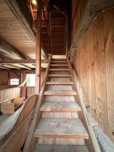 Pferdestall Treppe Heulager 