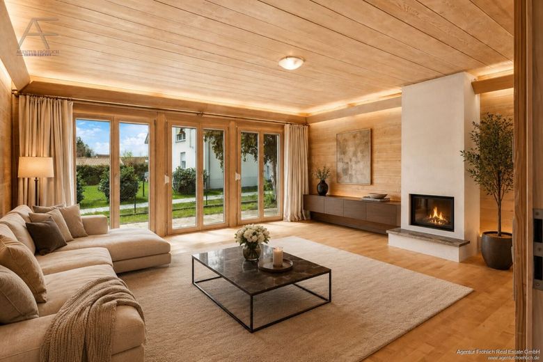 Ein Meisterwerk ökologischer Baukunst - Exklusives Bio-Blockhaus am Waldrand von Icking – Icking_Living