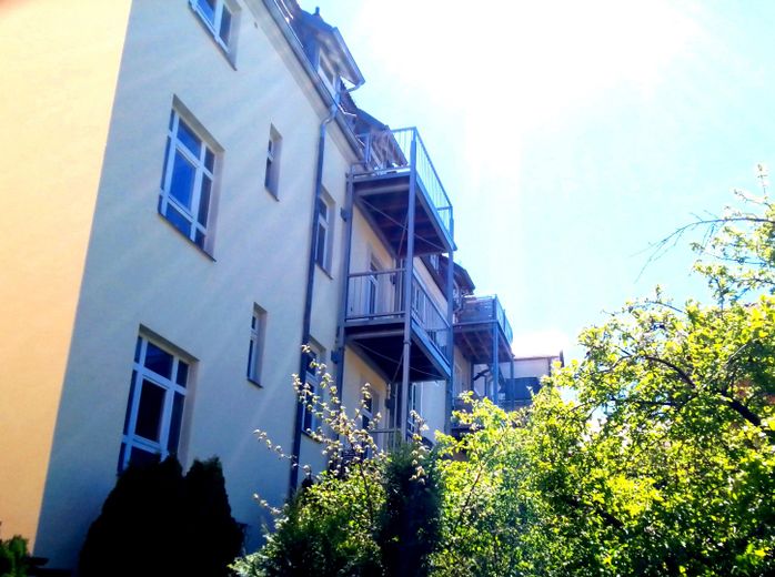 4-Zimmer-Eigentumswohung in Jugendstilhaus Weimar – Ruckansicht