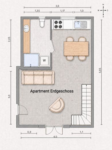Casa bifamiliar independiente con apartamento y 3 garajes – Foto 19