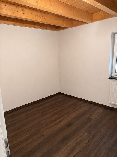 Sehr sonniges Holzhaus, KfW60, Isny-Großholzleute, EG barrierefrei, – Schlafzimmer Klein EG