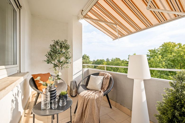 Traumwohnung in Mannheim Feudenheim mit Loggia und Garage – Loggia