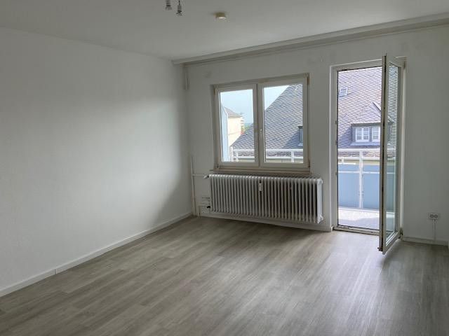 Blick zum Balkon