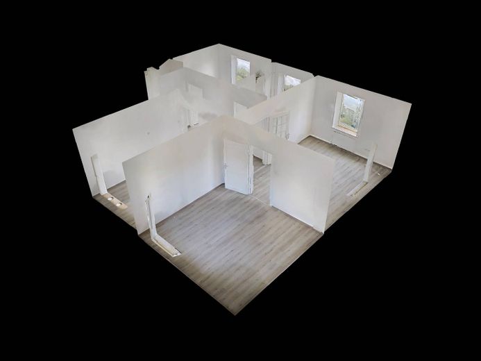 Acogedor piso de 3 habitaciones a poca distancia a pie del centro de la ciudad – 3D-Ansicht Grundriss