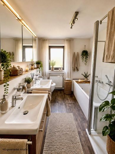 Casa unifamiliar con terreno de recreo opcional – Bad / WC