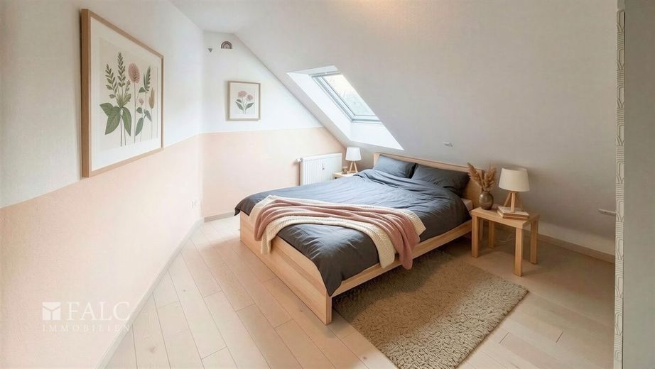 Stilvolle Eigentumswohnung mit Galeriecharakter und offener Raumgestaltung – Schlafzimmer - (KI generiert)