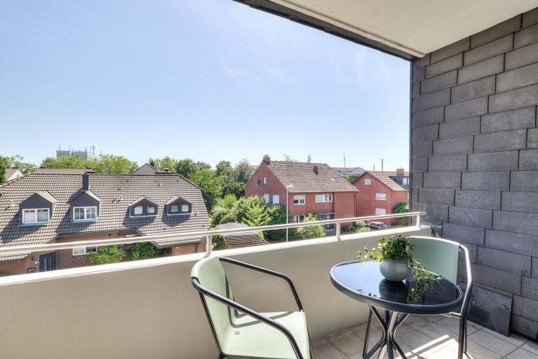 Renovierte 3-Zimmer Wohnung mit Balkon in ruhiger Lage – Sofort einziehen und wohlfühlen – Balkon