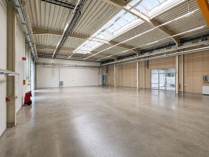 Gepflegte Lagerfläche mit Büroeinheit und repräsentativem Konferenzraum – Halle