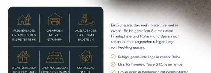 Wohnen neu gedacht - Sanierte Substanz, Ruhe und viel Garten