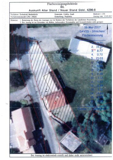 Grundriss Grundstück