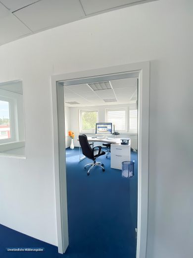 Möbilierungsidee Einzelbüro