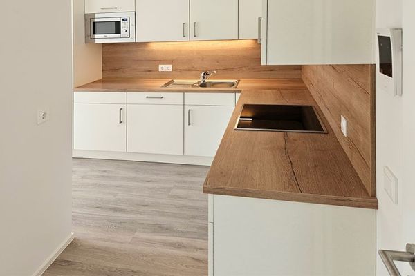 Balcony apartment | Energy efficiency class A+ | Open-plan living area | Fitted kitchen | Shower | Elevator | Underground parking