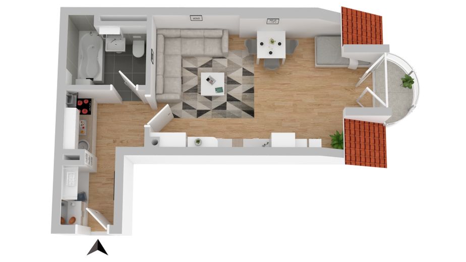 Charmante 1-Zimmer-Wohnung im Herzen Münchens –  Einzugsbereit – Foto 2