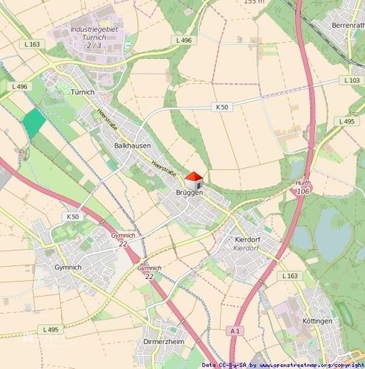 RENDITESTARK! Neubau-MFH mit 6 Wohneinheiten, 6 Stellplätzen &amp; Aufzug in Top-Lage von Kerpen – Lageplan