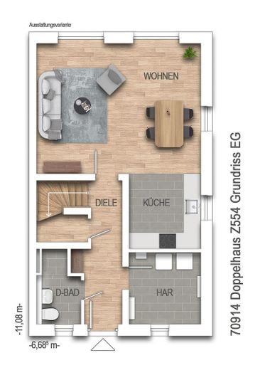 Grundriss Erdgeschoss 
