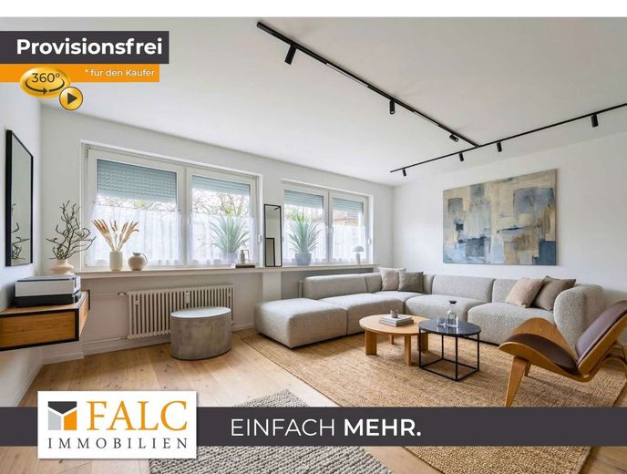 Ihr modernes Nest in Westerholt: Frisch saniertes Juwel für Singles &amp; Paare! – Wohnzimmer (bearbeitet)