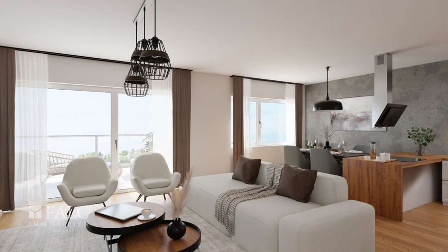 Moderne 3-Zimmer-Wohnung im Dachgeschoss - ideal für alle Lebenslagen – Wohnzimmer