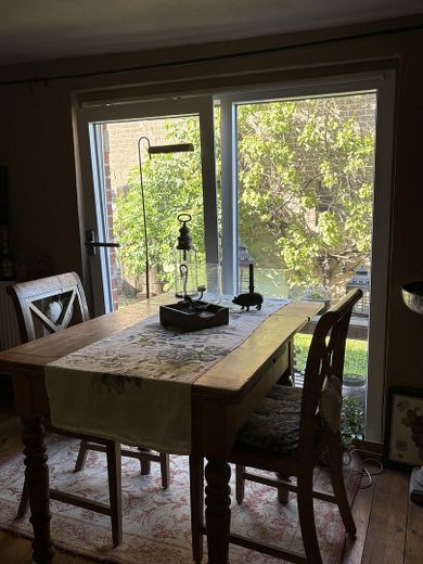 Ein Stück vom Paradies in Elb-Nähe - saniertes Bauernhaus mit Vintage-Charme – Terrassentür nach Ost