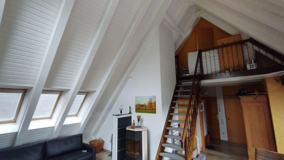 Wohnzimmer Dachgeschosswohnung
