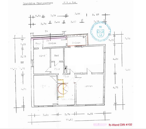 Wunderschöne, großzügige 3-Zimmer-Wohnung in Pleidelsheim – 94 m² zum Wohlfühlen – Grundriss
