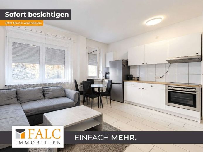 Gut geschnittene 2-Zimmer-Wohnung in zentraler Lage von Düsseldorf-Stadtmitte – Foto 1