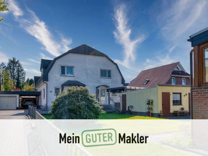 Casa pareada cuidada con jardín orientado al sur, sótano completo y cochera cubierta en Bremen-Mahndorf – Foto 1