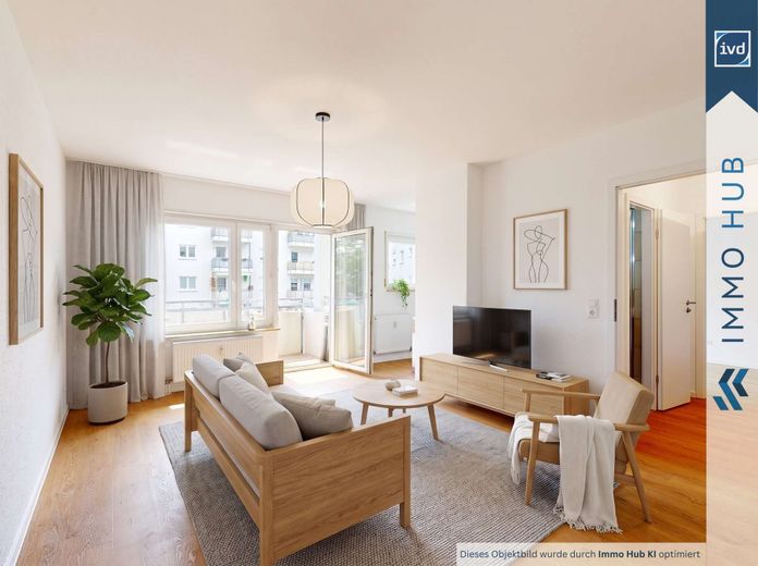 ++ Frisch renoviert | bezugsfrei | | Balkon  &  Einbauküche! Charmante 2-Zimmer Wohnung in Leipzig ++ – 6247723-gTQfMNh2SkvLNLpBXYAbU1S1-wohnzimmer__281_29.jpg