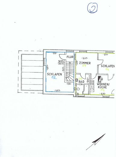 Einzigartiger Resthof / Schwinger Yachthafen / 3 Wohneinheiten, Reitanlage & Pferdestall / Stade – Obergeschoss (2003-2024)