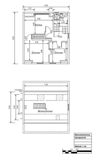 Grundriss DG (Maisonette)