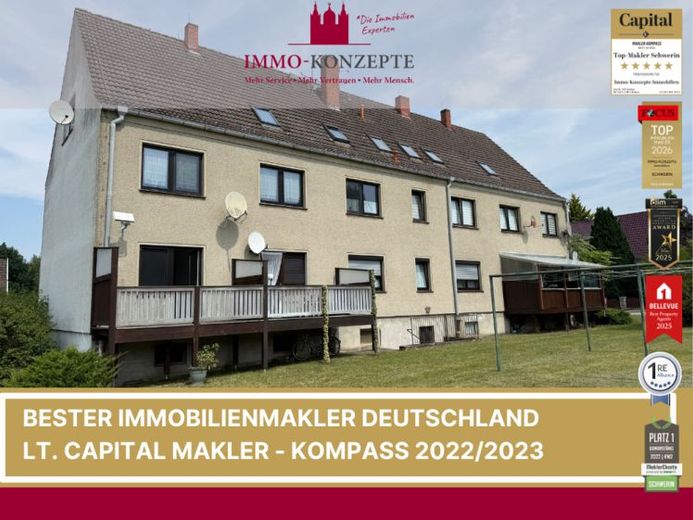 Kapitalanleger oder Selbstnutzer - Moderne 3-Raum-Wohnung mit Balkon in Crivitz – Foto 1