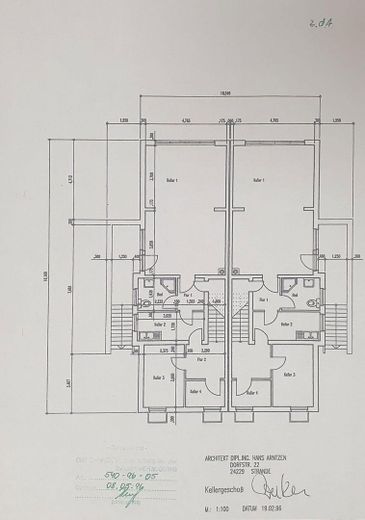 Grundriss Kellergeschoss