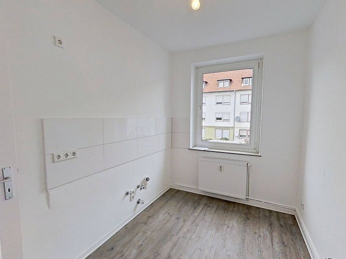 Charme&Gemütlichkeit: Schöne 2-Zimmer-Wohnung mit modernem Wannenbad in Bielefeld-Mitte – Ansicht I: Küche