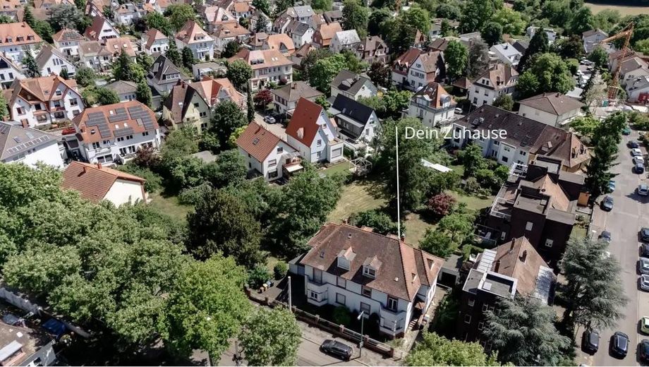 Kernsaniertes Haus in bester Lage in Mannheim-Feudenheim. Erstbezug. – Ansicht von oben