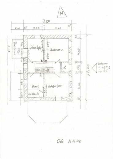 Grundriss Ebene 1 OG
