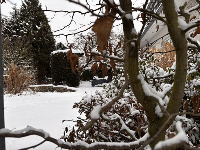 Von Privat: Ein Haus zum Wohlfühlen – Garten im Winter
