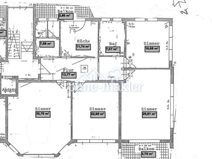 4-Zimmerwohnung in Freiburg Ost (Waldsee) – फोटो 1