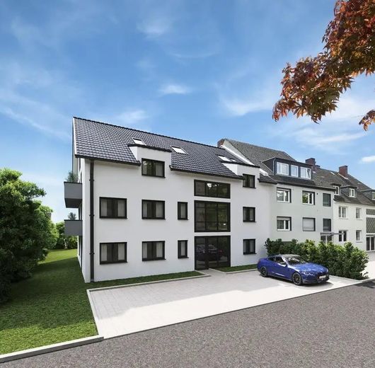 High-quality, stylish 4-room new-build maisonette apartment – Projektplanungsbild