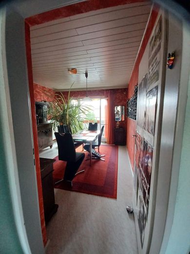 Bright 4-room apartment by Nuremberg City Park – Esszimmer mit Balkon