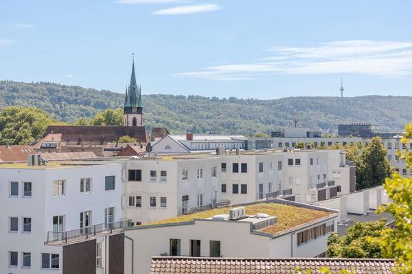 Wohnen über den Dächern von Durlach – Penthouse mit Turmbergblick
