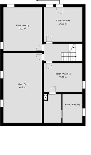Grundriss Keller