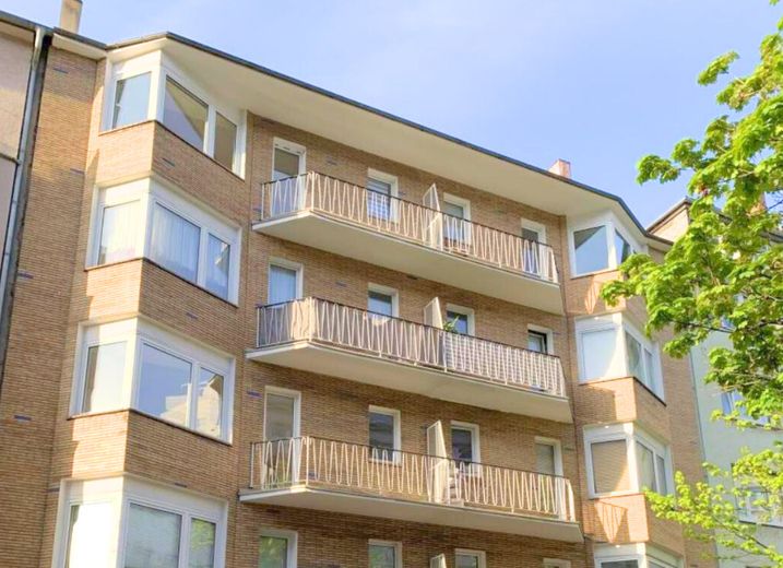 Мебльована квартира з балконом у Дюссельдорфі – 44,81 m², капітально відремонтована у 2025, з 01.01.2027 – Hausansicht