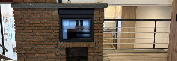 Wohnzimmer Kamin